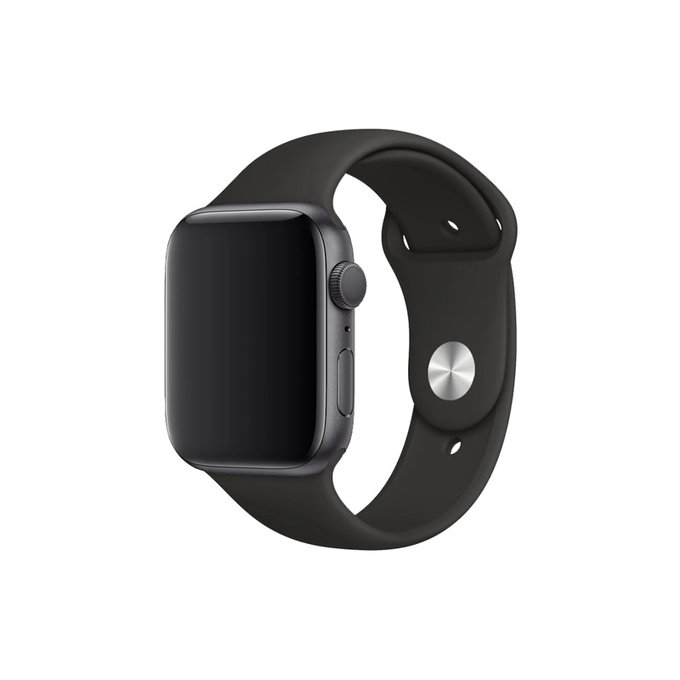 FixPremium - Silicon Curea pentru Apple Watch (42, 44, 45 & 49mm), negru
