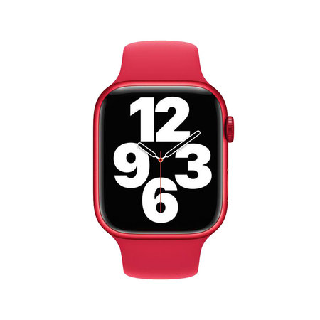 FixPremium - Silicon Curea pentru Apple Watch (38, 40 & 41mm), ro?u