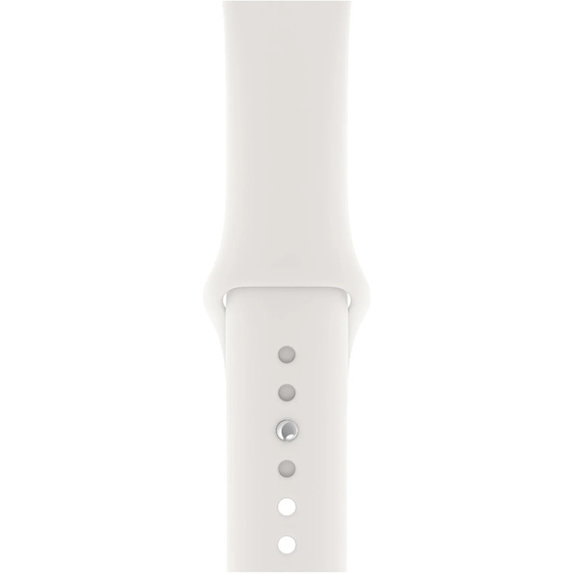 FixPremium - Silicon Curea pentru Apple Watch (42, 44, 45 & 49mm), alb