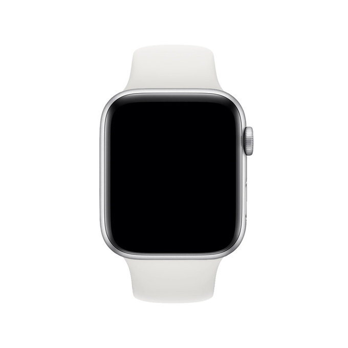 FixPremium - Silicon Curea pentru Apple Watch (38, 40 & 41mm), alb