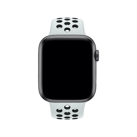 FixPremium - Silicon Sport Curea pentru Apple Watch (42, 44, 45 & 49mm), alb
