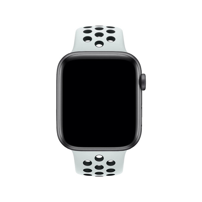 FixPremium - Silicon Sport Curea pentru Apple Watch (38, 40 & 41mm), alb