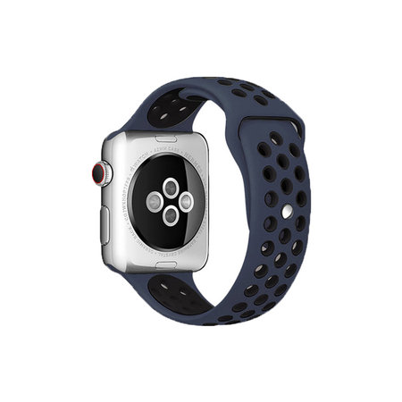FixPremium - Silicon Sport Curea pentru Apple Watch (42, 44, 45 & 49mm), albastru
