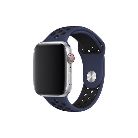 FixPremium - Silicon Sport Curea pentru Apple Watch (42, 44, 45 & 49mm), albastru