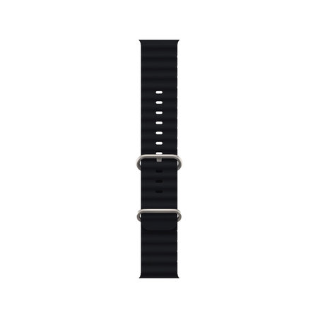 FixPremium - Curea Ocean Loop pentru Apple Watch (38, 40 & 41mm), negru
