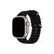 FixPremium - Curea Ocean Loop pentru Apple Watch (38, 40 & 41mm), negru