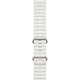 FixPremium - Curea Ocean Loop pentru Apple Watch (42, 44, 45 & 49mm), alb