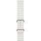 FixPremium - Curea Ocean Loop pentru Apple Watch (42, 44, 45 & 49mm), alb