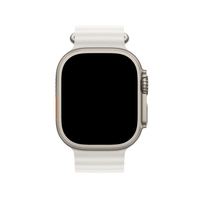 FixPremium - Curea Ocean Loop pentru Apple Watch (42, 44, 45 & 49mm), alb