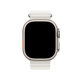 FixPremium - Curea Ocean Loop pentru Apple Watch (42, 44, 45 & 49mm), alb