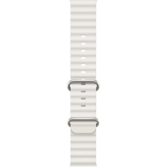 FixPremium - Curea Ocean Loop pentru Apple Watch (38, 40 & 41mm), alb
