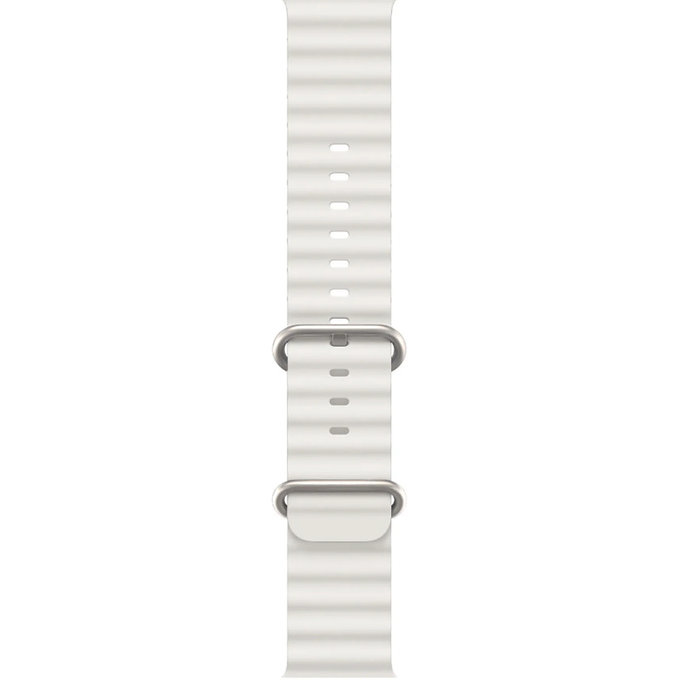 FixPremium - Curea Ocean Loop pentru Apple Watch (38, 40 & 41mm), alb