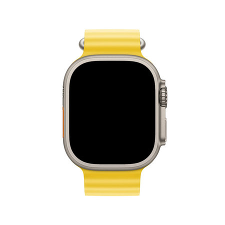 FixPremium - Curea Ocean Loop pentru Apple Watch (42, 44, 45 & 49mm), galben