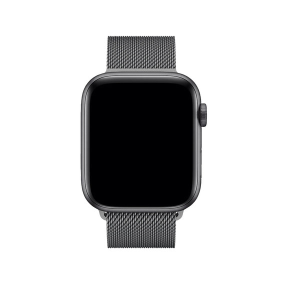 FixPremium - Curea Milanese Loop pentru Apple Watch (42, 44, 45 & 49mm), graphite