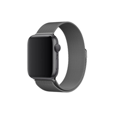 FixPremium - Curea Milanese Loop pentru Apple Watch (42, 44, 45 & 49mm), graphite