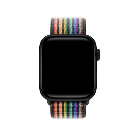FixPremium - Nylon Curea pentru Apple Watch (42, 44, 45 & 49mm), pride