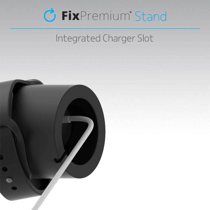 FixPremium - Silicon Stand pentru Apple Watch, alb
