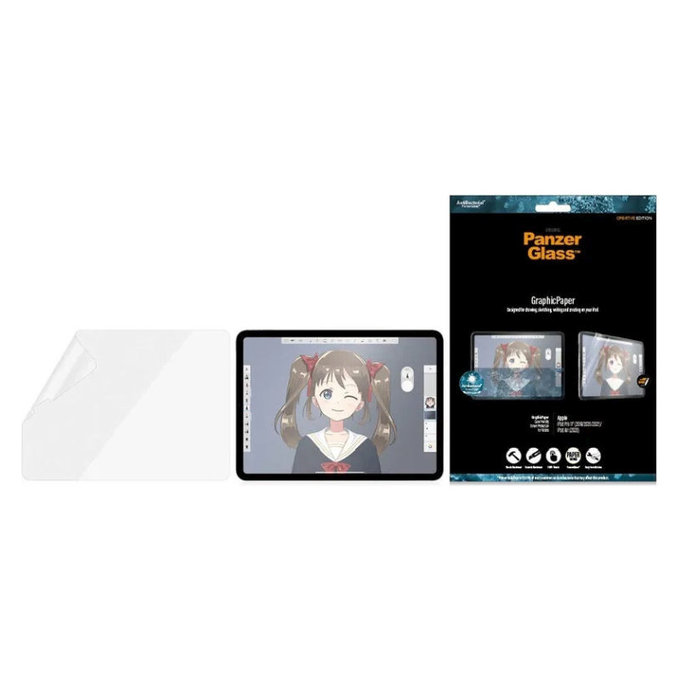 Folie de protecție GraphicPaper Case pentru iPad (7th Gen 2019), transparentă, PanzerGlass