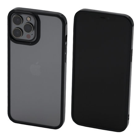 FixPremium - Caz Invisible pentru iPhone 14 Pro Max, negru