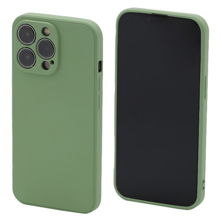 FixPremium - Caz Rubber pentru iPhone 13 Pro Max, verde