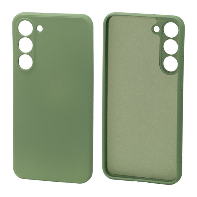 FixPremium - Caz Rubber pentru Samsung Galaxy S23 Plus, verde