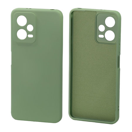 FixPremium - Caz Rubber pentru Xiaomi Redmi Note 12 5G, verde