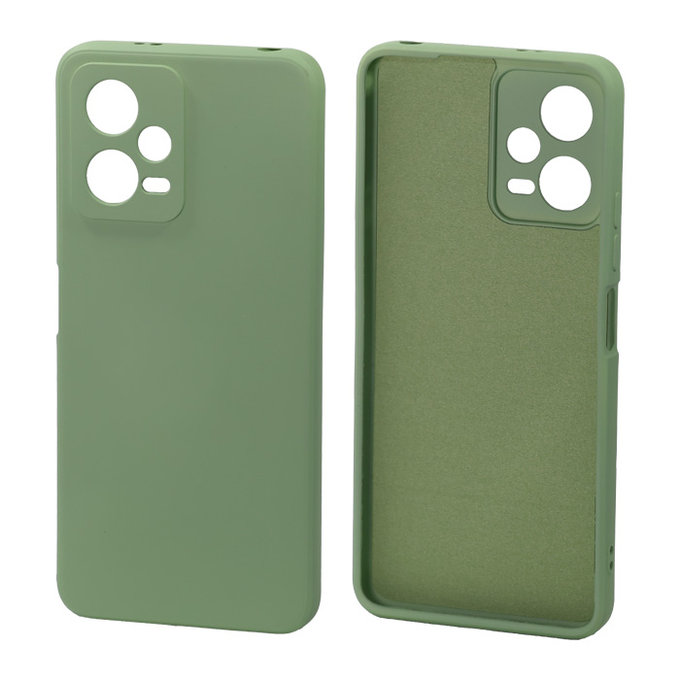 FixPremium - Caz Rubber pentru Xiaomi Redmi Note 12 5G, verde