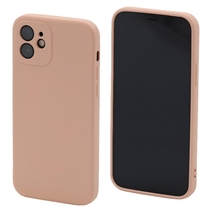 FixPremium - Caz Rubber pentru iPhone 12 & 12 Pro, portocale