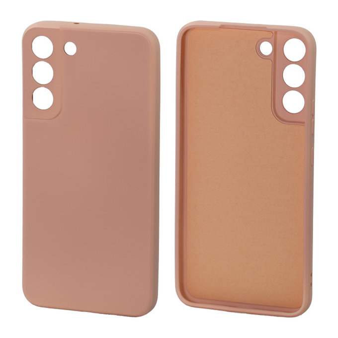 FixPremium - Caz Rubber pentru Samsung Galaxy S22 Plus, portocale