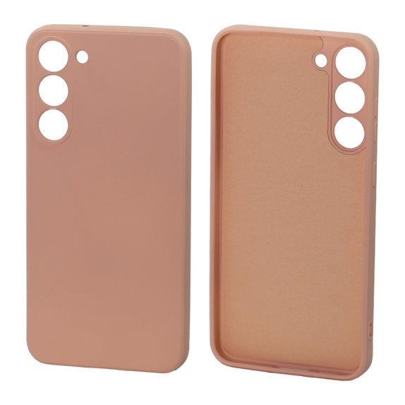 FixPremium - Caz Rubber pentru Samsung Galaxy S23 Plus, portocale