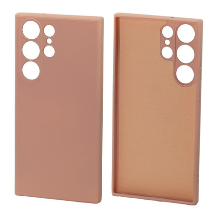 FixPremium - Caz Rubber pentru Samsung Galaxy S23 Ultra, portocale