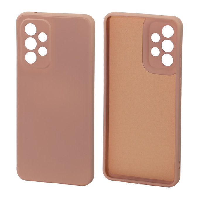 FixPremium - Caz Rubber pentru Samsung Galaxy A33 5G, maro