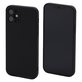 FixPremium - Caz Rubber pentru iPhone 12 mini, negru