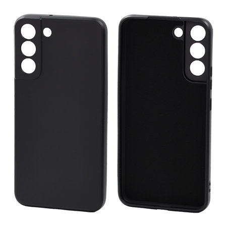 FixPremium - Caz Rubber pentru Samsung Galaxy S22 Plus, negru