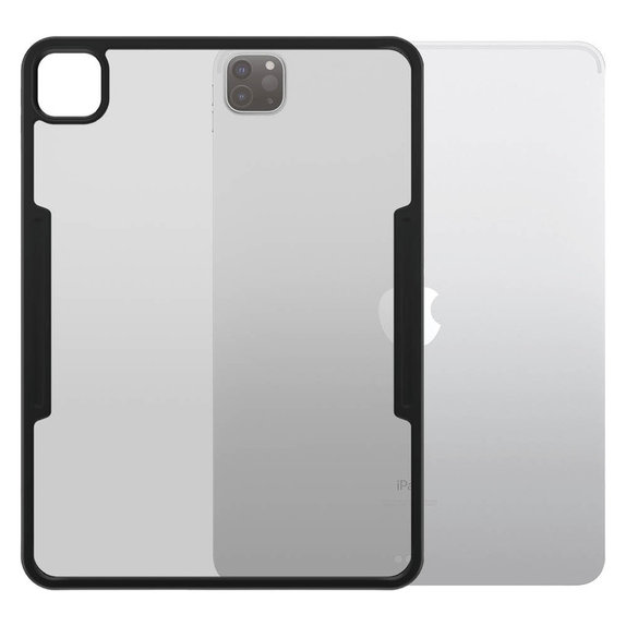 Caz ClearCase AB pentru iPad Pro 11'' (2018/2020/2021), Negru, PanzerGlass