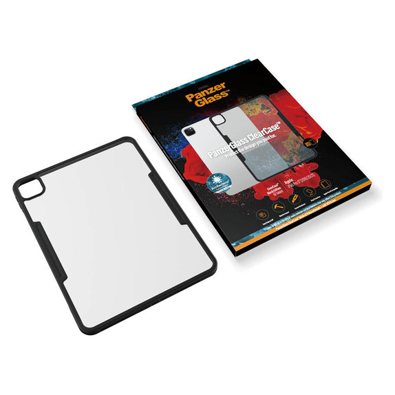 Caz ClearCase AB pentru iPad Pro 11'' (2018/2020/2021), Negru, PanzerGlass