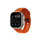 FixPremium - Curea Sport Silicone pentru Apple Watch (42, 44, 45 & 49mm), portocale