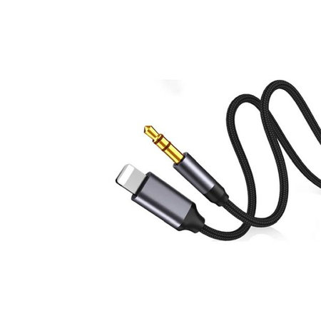 FixPremium - Lightning / Jack 3.5mm Cablu (1m), negru