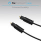 FixPremium - Audio Cablu Optic (1m), negru