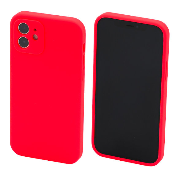 FixPremium - Silicon Caz pentru iPhone 11, roșu