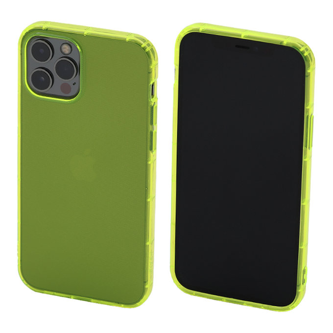 FixPremium - Caz Clear pentru iPhone 13 Pro, galben