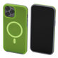 FixPremium - Caz Clear cu MagSafe pentru iPhone 12 Pro Max, neon green