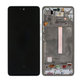 Samsung Galaxy A53 A536B - Ecran LCD + Sticlă Tactilă + Ramă (Awesome Black) OLED