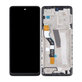 Motorola Moto G51 XT2171 - Ecran LCD + Sticlă Tactilă + Ramă (Black) TFT