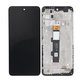 Motorola Moto E32s - Ecran LCD + Sticlă Tactilă + Ramă (Slate Grey) TFT