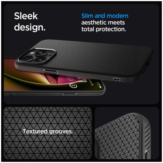 Spigen - Tok Liquid Air - iPhone 15 Pro, Matte Black