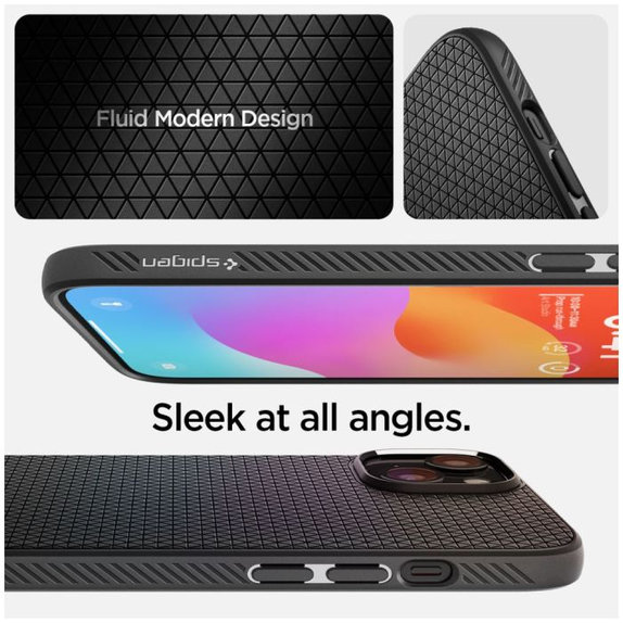 Spigen - Tok Liquid Air - iPhone 15, Matte Black