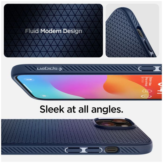 Spigen - Tok Liquid Air - iPhone 15, Navy Blue