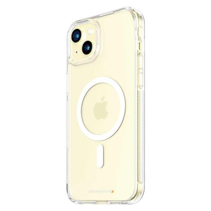 Caz HardCase D3O cu MagSAFE by PanzerGlass pentru iPhone 15 Plus, Transparent, PanzerGlass