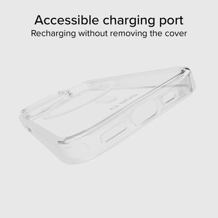 SBS - Caz Light Mag s MagSafe pentru iPhone 15 Pro, transparent